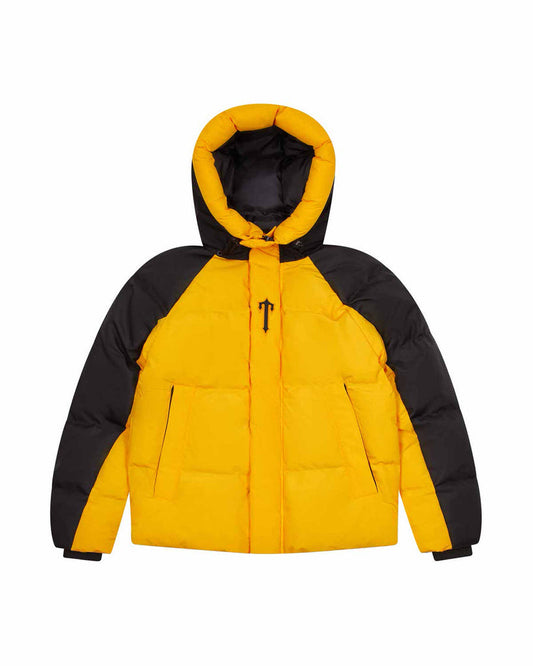 TRAPSTAR IRONGATE ARCH PUFFER JACKET AW23 - YELLOW & BLACK