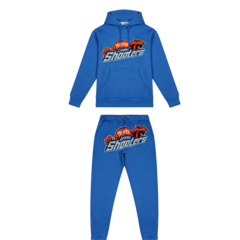 TRAPSTAR SHOOTERS HOODED TRACKSUIT - DAZZLING BLUE