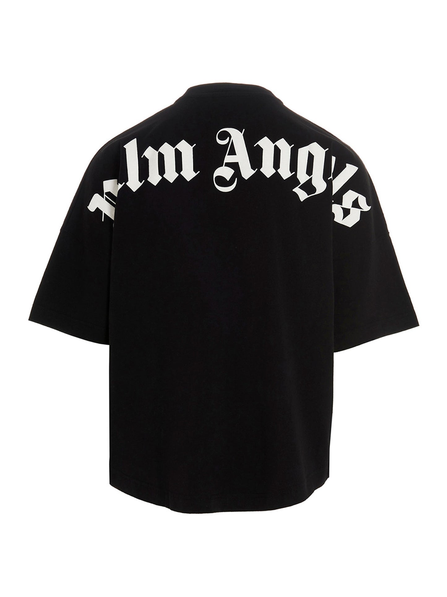 PALM ANGELS CLASSIC LOGO OVERSIZED T-SHIRT - BLACK AND WHITE