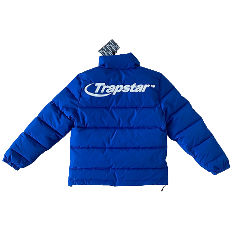 TRAPSTAR HYPERDRIVE 2.0 PUFFER JACKET - BLUE & WHITE