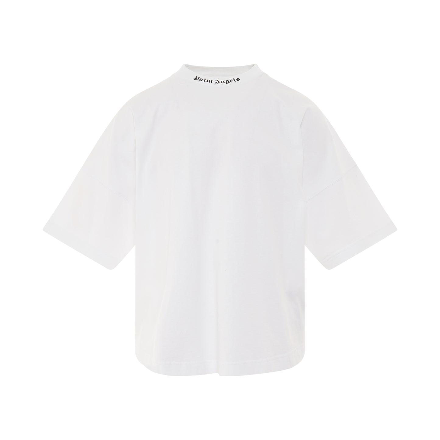 PALM ANGELS CLASSIC LOGO OVERSIZED T-SHIRT - BLACK AND WHITE