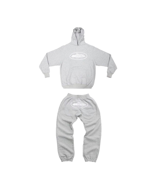 CORTEIZ ALCATRAZ TRACKSUIT - GREY & WHITE