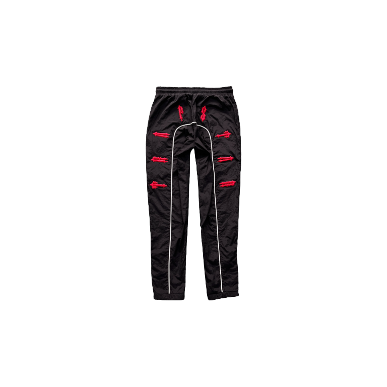 TRAPSTAR IRONGATE SHELL TRACKSUIT 2.0 – BLACK & RED