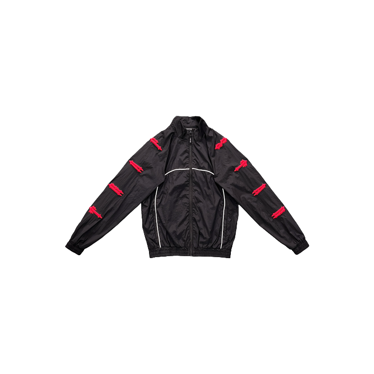 TRAPSTAR IRONGATE SHELL TRACKSUIT 2.0 – BLACK & RED