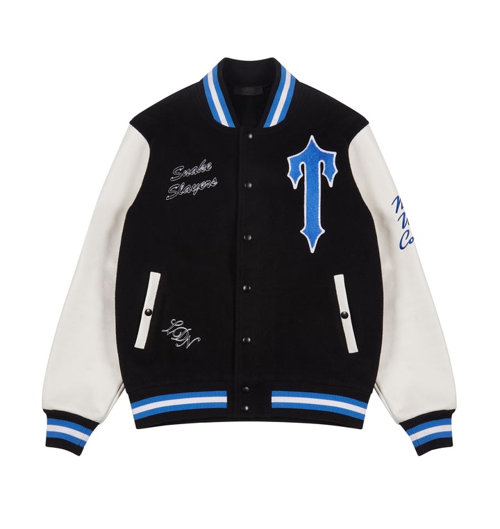 TRAPSTAR SNAKE SLAYERS VARSITY JACKET