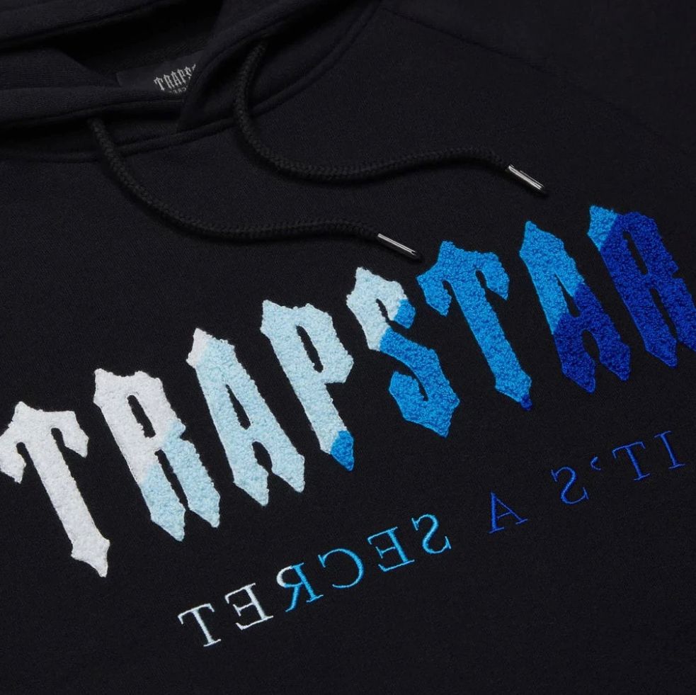 TRAPSTAR 2.0 CHENILLE DECODED TRACKSUIT  - BLACK ICE EDITION