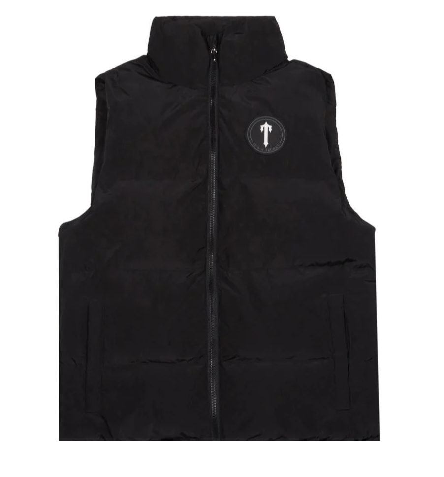 TRAPSTAR IRONGATE 'T BADGE' GILET -  BLACK