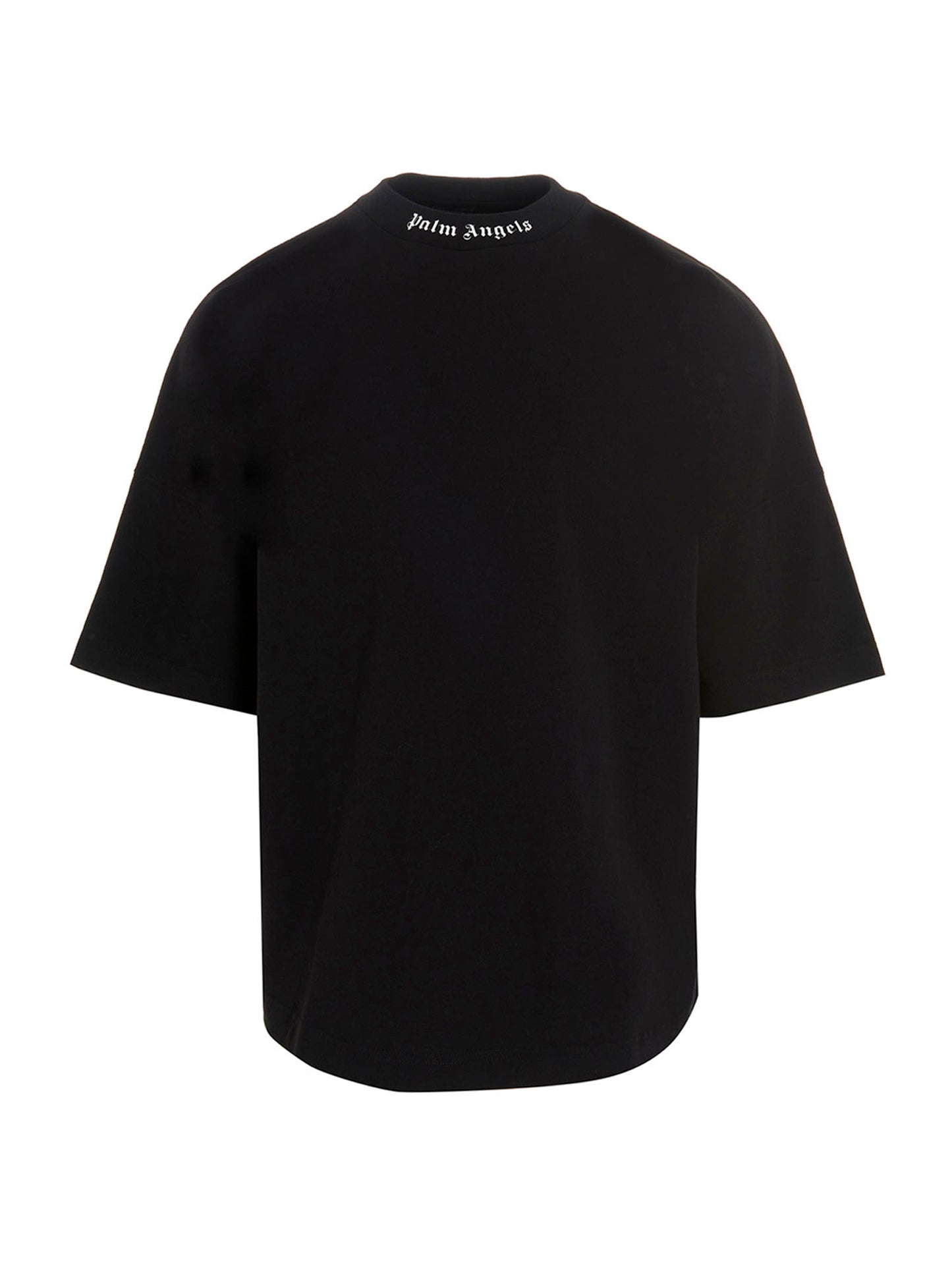 PALM ANGELS CLASSIC LOGO OVERSIZED T-SHIRT - BLACK AND WHITE