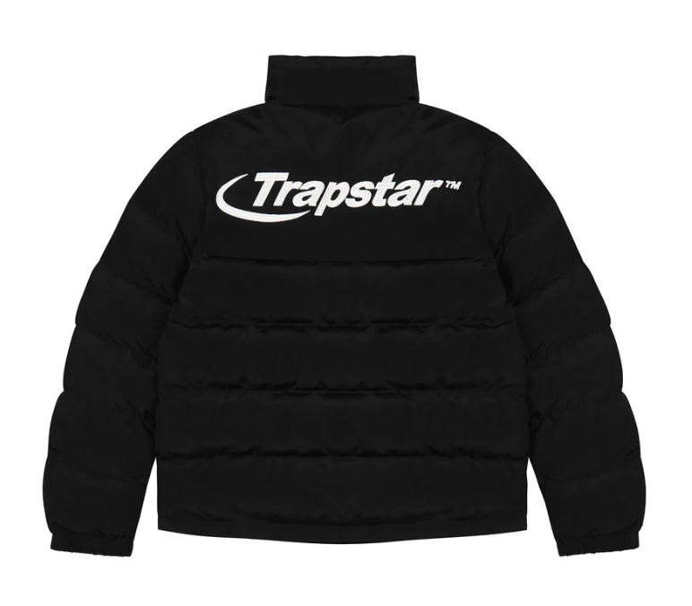 TRAPSTAR HYPERDRIVE 2.0 PUFFER JACKET - BLACK & WHITE