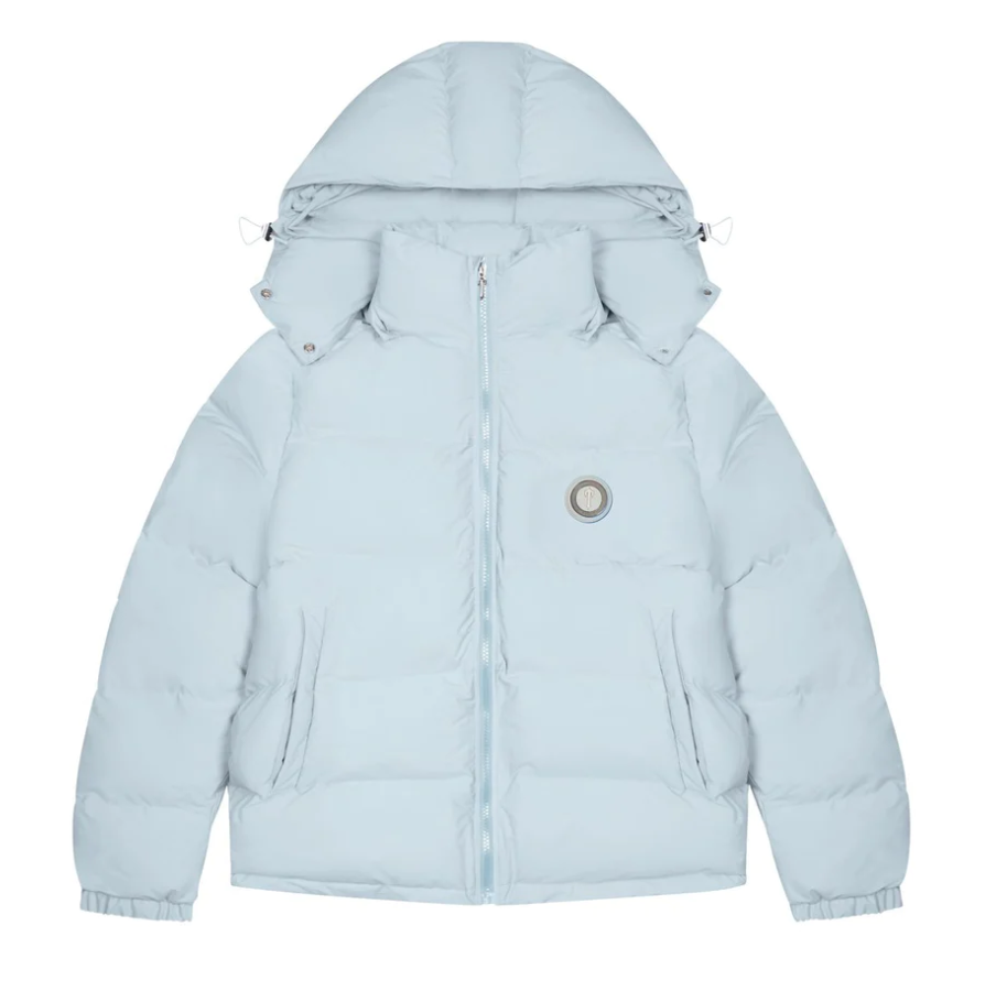 TRAPSTAR IRONGATE JACKET DETACHABLE HOOD - ICY BLUE