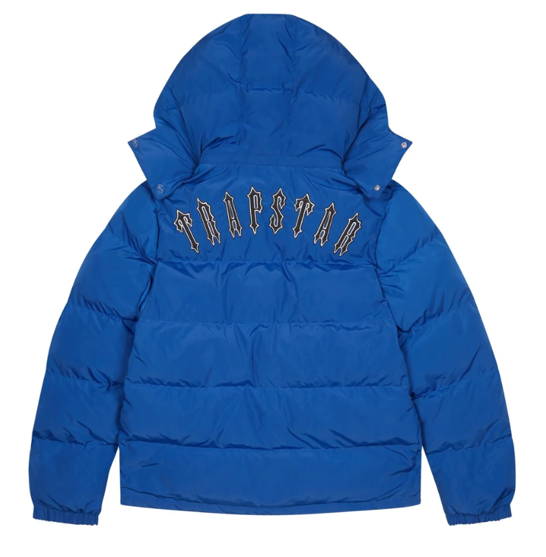 TRAPSTAR IRONGATE JACKET DETACHABLE HOOD - BLUE