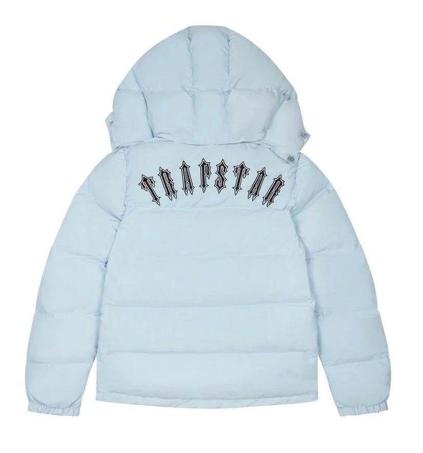 TRAPSTAR IRONGATE JACKET DETACHABLE HOOD - ICY BLUE