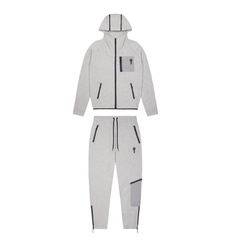 TRAPSTAR IRONGATE T-FLEECE TRACKSUIT - GREY