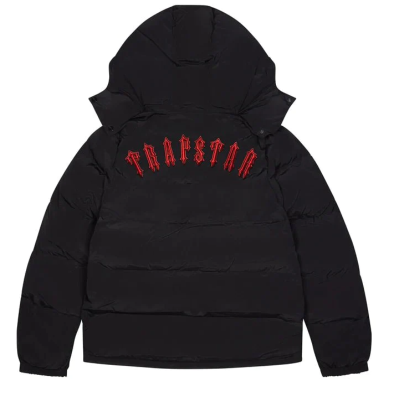 TRAPSTAR IRONGATE JACKET DETACHABLE HOOD - INFRARED